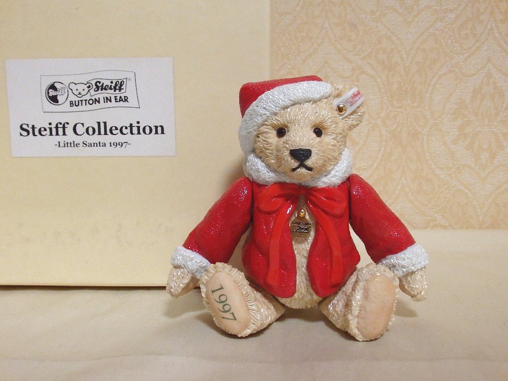 シュタイフ社・限定2000体「リトルサンタ1997・ビスクドール」 : よき