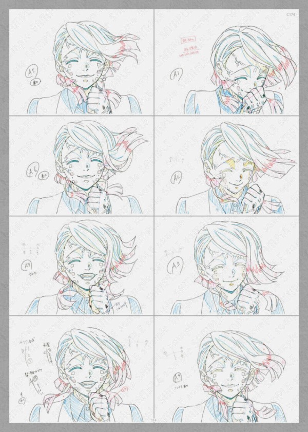 テレビアニメ「鬼滅の刃」無限列車編 アニメーション原画集（第一話