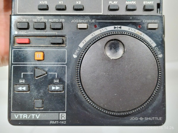 1986/昭和61/SONY/RMT-142/HF-900 MKⅡ専用リモコン/WIRELESS EDITOR