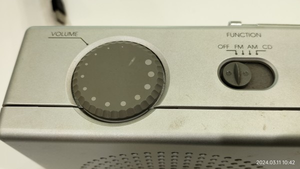 1997/平成9/Panasonic/SL-PH7/ポータブルCDチューナーシステム/西堀晋