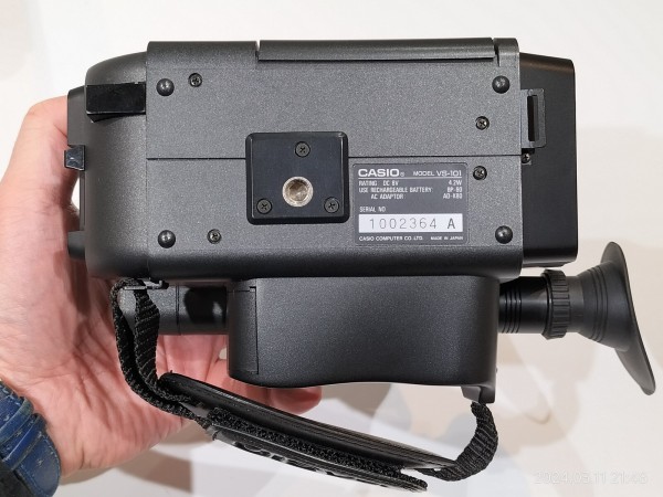 1987/昭和62/CASIO/VS-101/電子スチルビデオカメラ/28万画素/2インチ