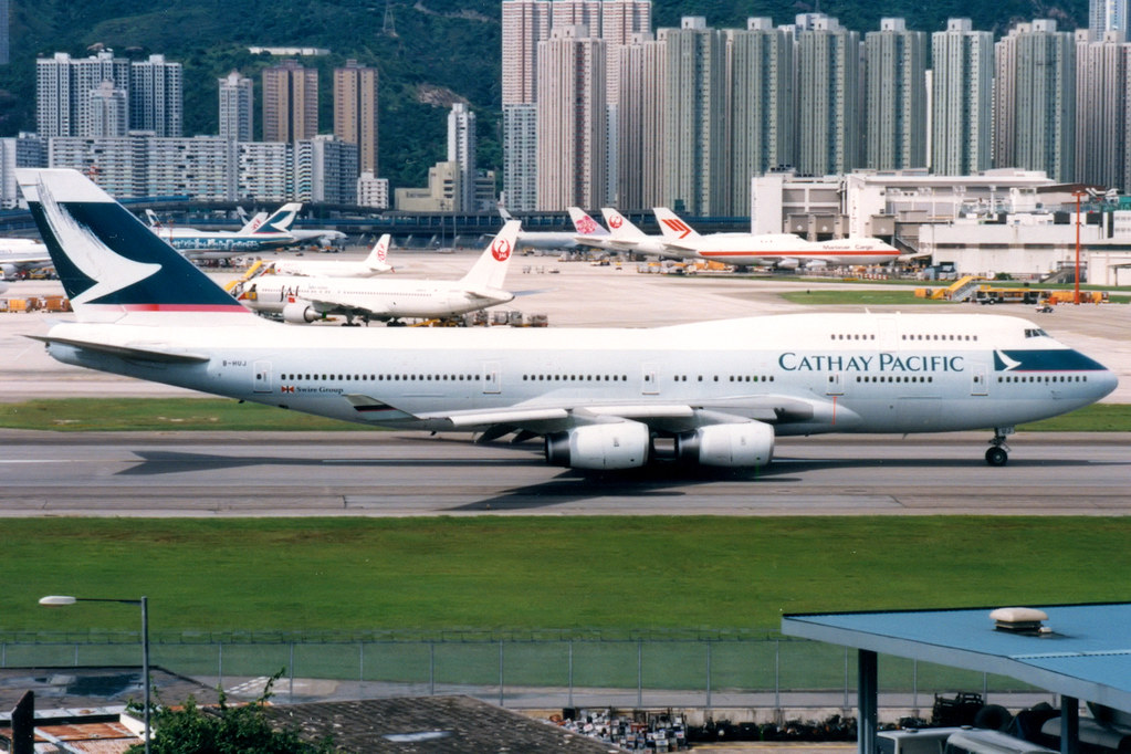 Cathay Pacific | Boeing 747-400 | B-HUJ | Hong Kong Kai Ta… | Flickr