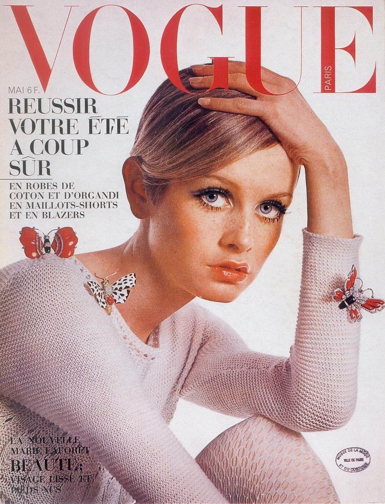 Vogue-May 1967 | Model Twiggy photographed by Henry Clarke. … | Flickr