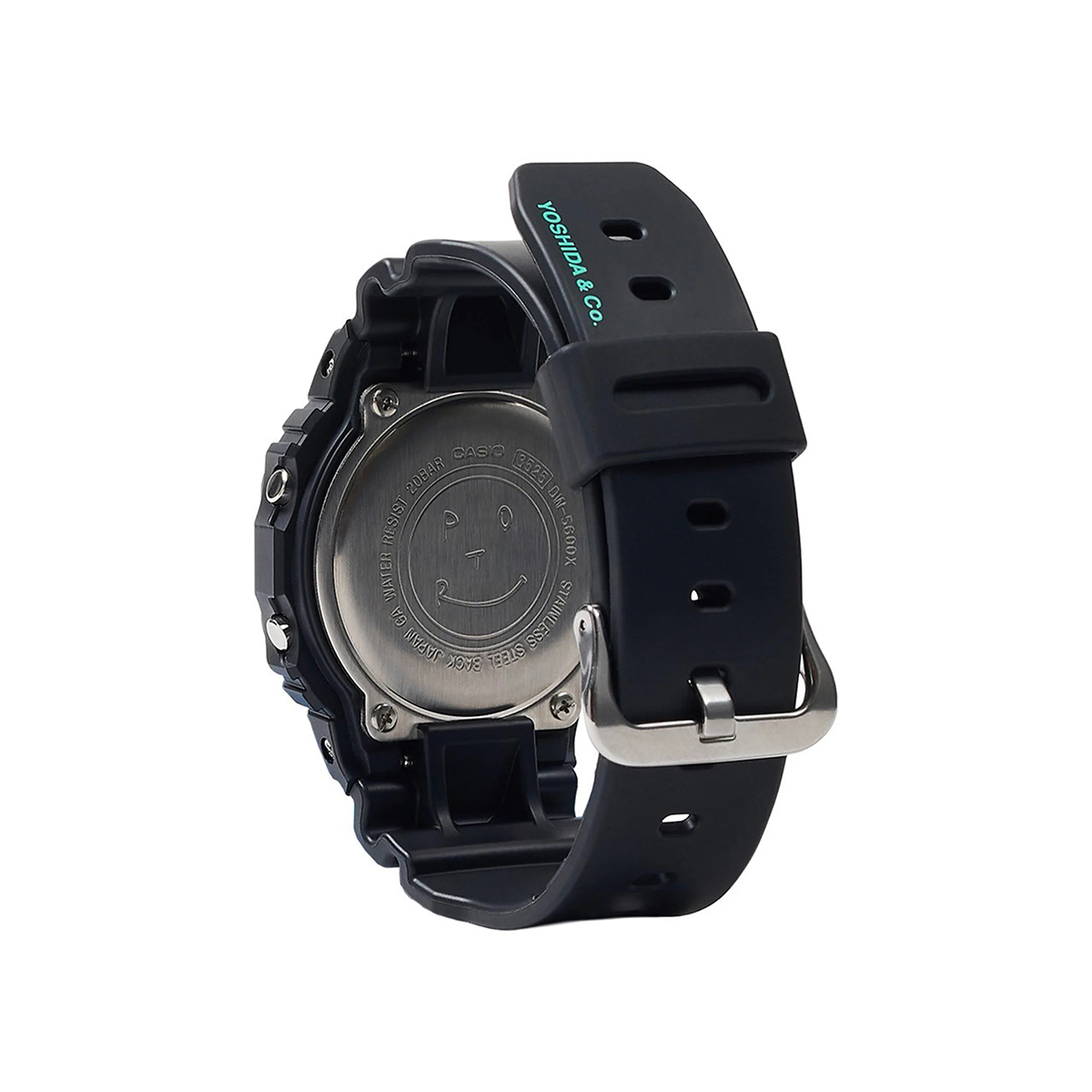 G-SHOCK が POTR とコラボ、ターコイズブルーをアクセントにした DW