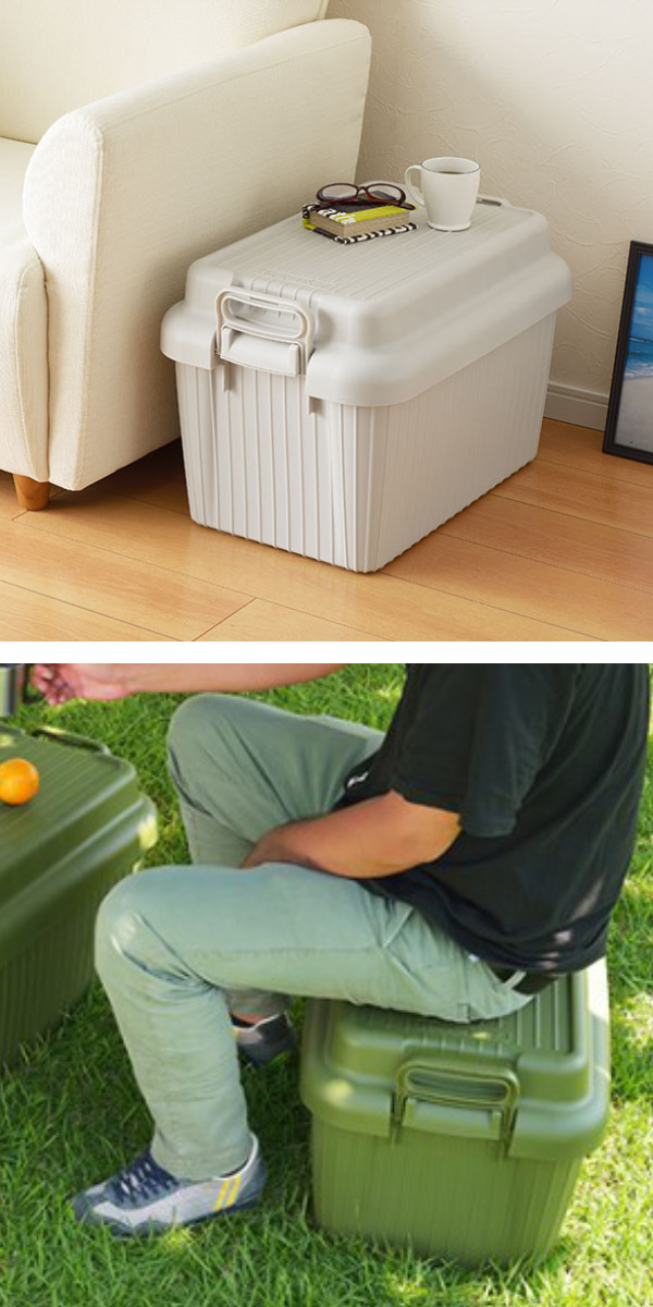 dショッピング |収納ボックス 座れる 幅58.5×奥行39×高さ38cm ベリアス