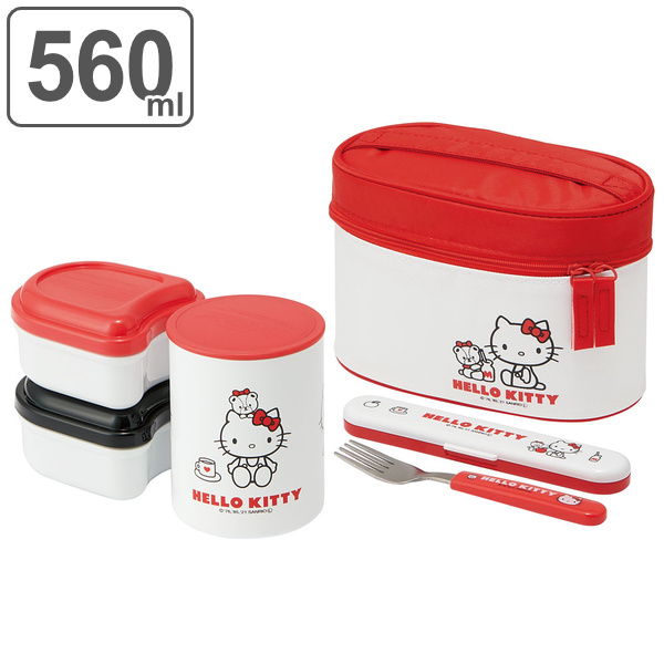 dショッピング |弁当箱 保温 560ml 抗菌 保温ジャー付ランチ ハロー