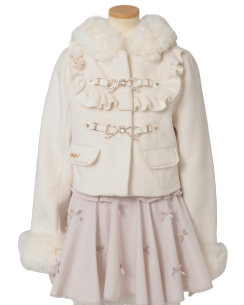 ビジューリボンショートフードコート ｜ LIZ LISA（リズリサ）公式通販