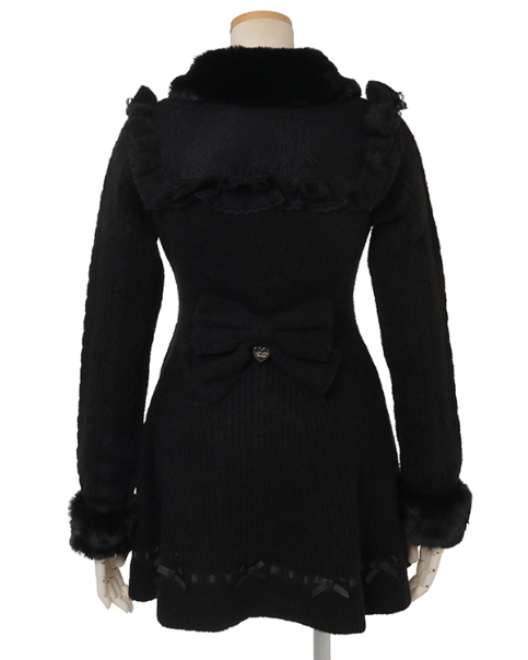 ファーカラーぺプラムカーディガン ｜ LIZ LISA（リズリサ）公式通販