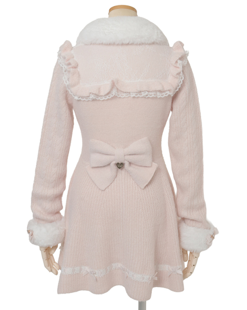 ファーカラーぺプラムカーディガン ｜ LIZ LISA（リズリサ）公式通販