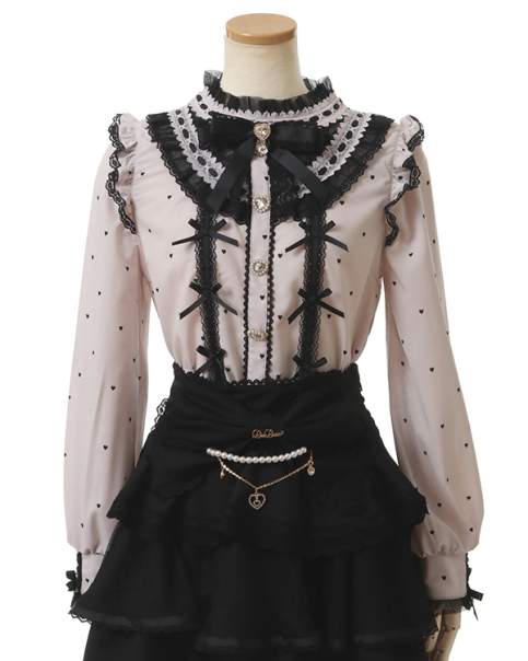 オリジナルハートドットブラウス ｜ LIZ LISA（リズリサ）公式通販