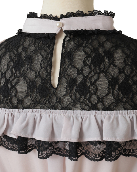 3つリボンフロントチョーカーブラウス ｜ LIZ LISA（リズリサ）公式