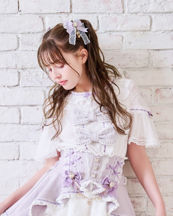 フリルカラーダブルリボンカットトップス ｜ LIZ LISA（リズリサ）公式