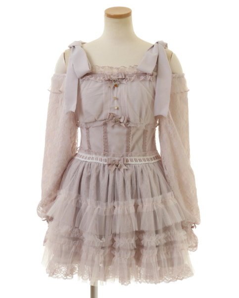 チュールフリルワンピース ｜ LIZ LISA（リズリサ）公式通販 ｜ Tokyo