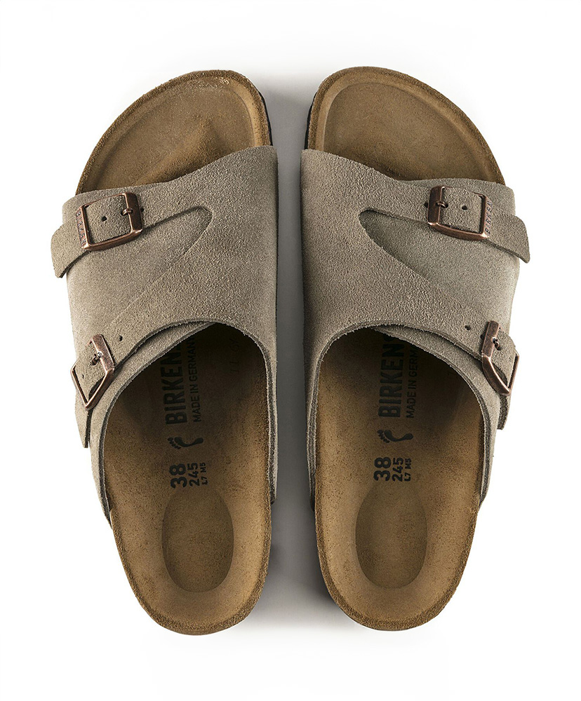 Zurich - Suede Leather (Regular Fit)(39 Taupe/トープ): BIRKENSTOCK