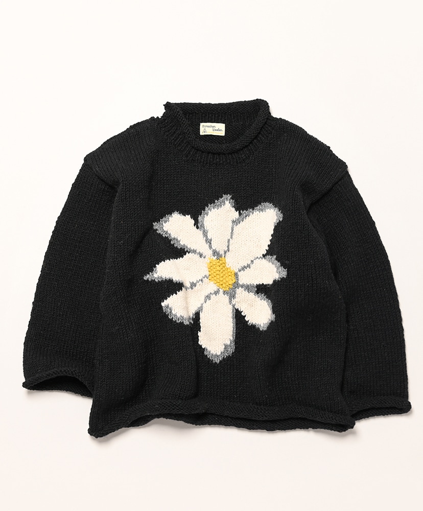 All Roll Knit - Flower(F Black/ブラック): MacMahon Knitting Mills