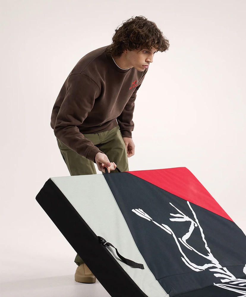 Emblem Fleece Crew Men's(L(MEN) Carob/キャロブ): ARC'TERYX