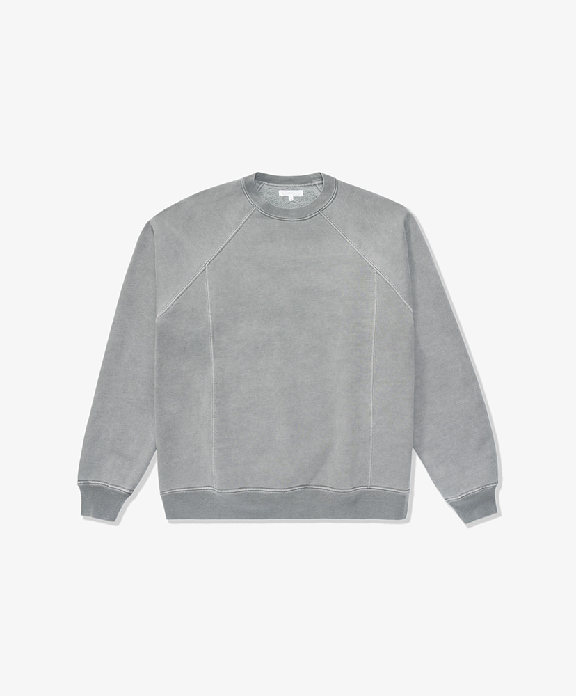 Heavy Gusset Crewneck(L(MEN) Lilac Grey/ライラックグレー): LADY