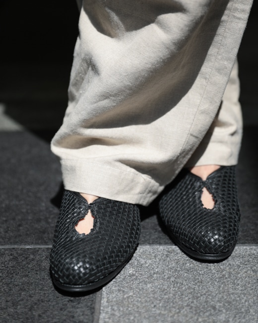 Post Production Tear Pumps Mesh(Oiled Baby Calf)