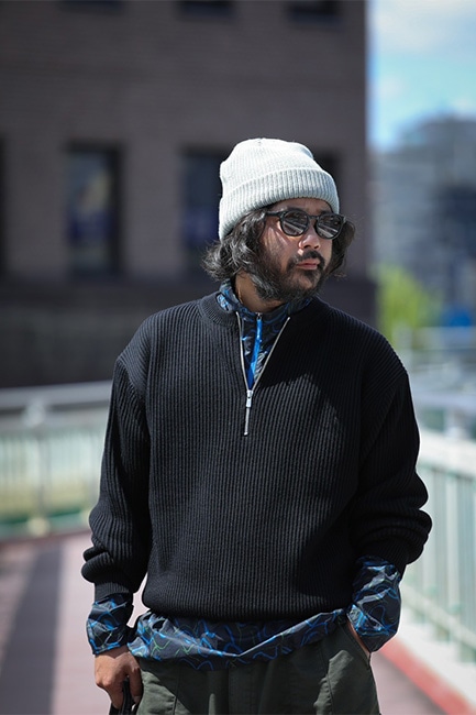 BATONER/バトナー】 SP SIGNATURE HALF ZIP & CREW ZIP