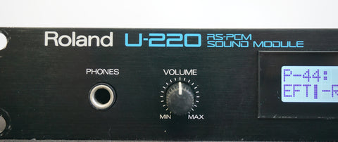 Roland U-220 Digital RS-PCM Sample Based 1U Rack Mount Synthesiser