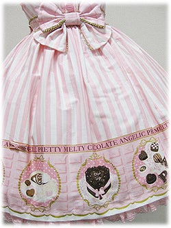 Melty Chocolate High Waist JSK by Angelic Pretty