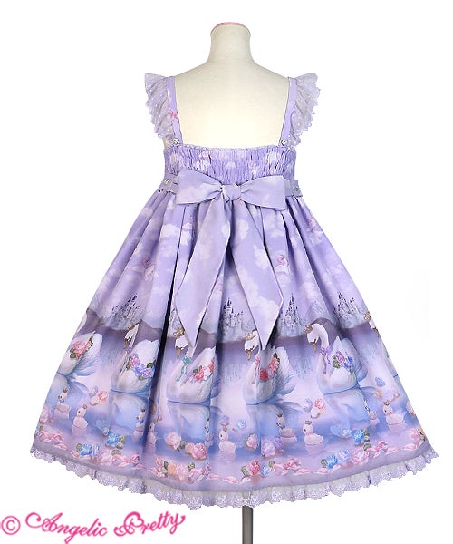 Milky Swan Special JSK Set (2019) by Angelic Pretty