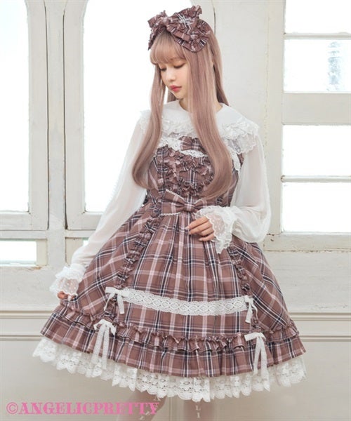 Tartan Check Dreaming Girl JSK by Angelic Pretty