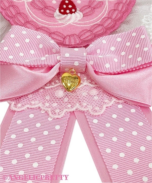 Happy Cakes Rosette Brooch by Angelic Pretty