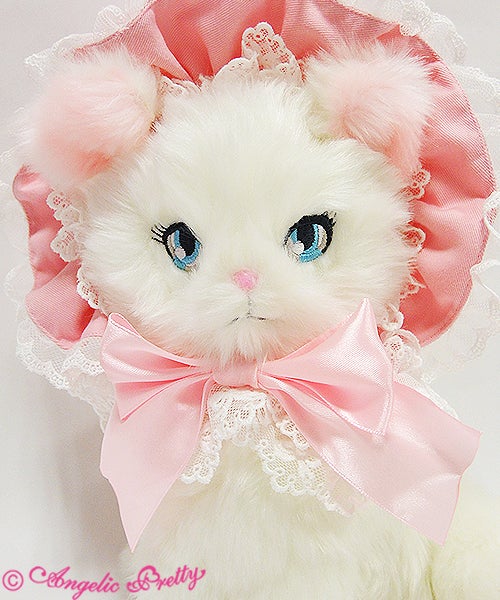 Whimsical Cat Stuffed Pouch by Angelic Pretty