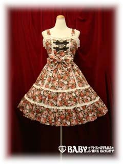 Classical Rose Print JSK by Baby, the Stars Shine Bright
