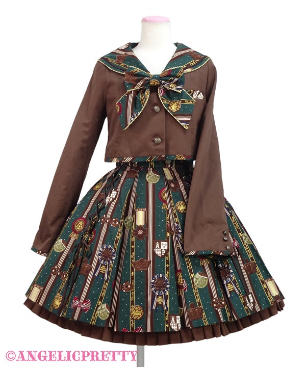 Chocolate Rosette School Set by Angelic Pretty