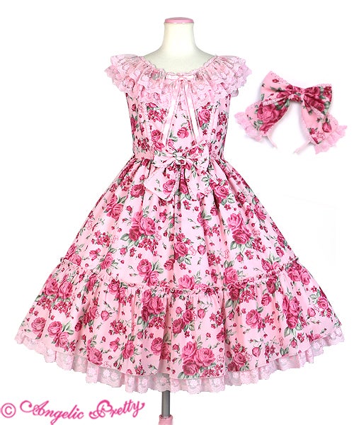 Dramatic Rose Special JSK Set (2019) by Angelic Pretty