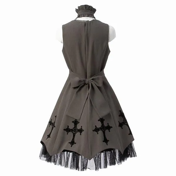 Rose Cross Print JSK by Moi-même-Moitié