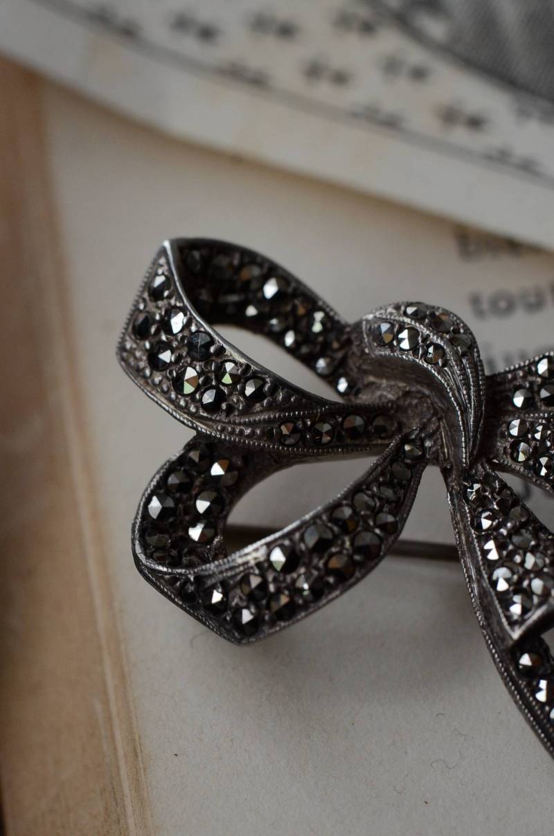 シルバー・マーカサイト ブローチ.15 イギリスヴィンテージジュエリー