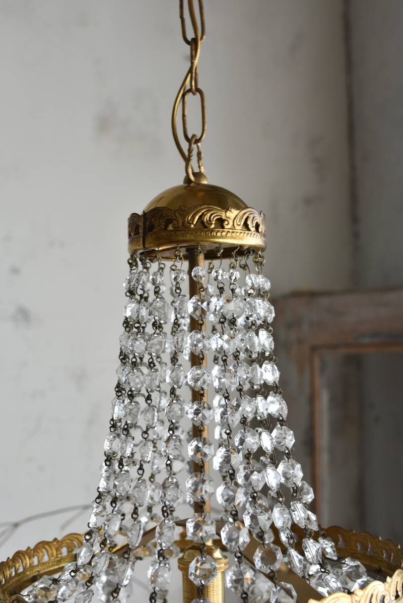 アンティーク照明 エンパイア型ランプ.12 フランス シャンデリア