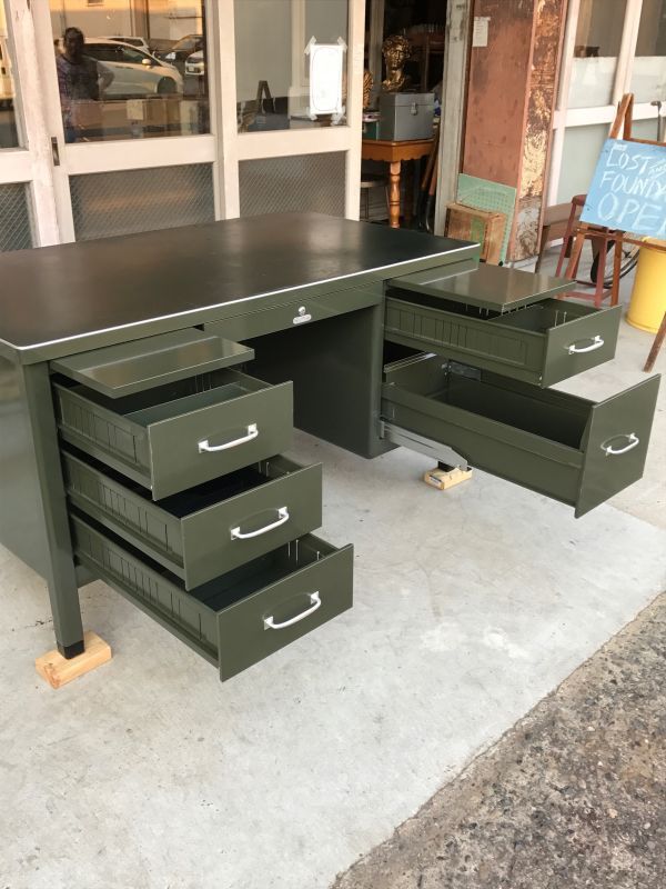 1940'S 50'S STEEL AGE スチールデスク オフィスデスク ワークデスク