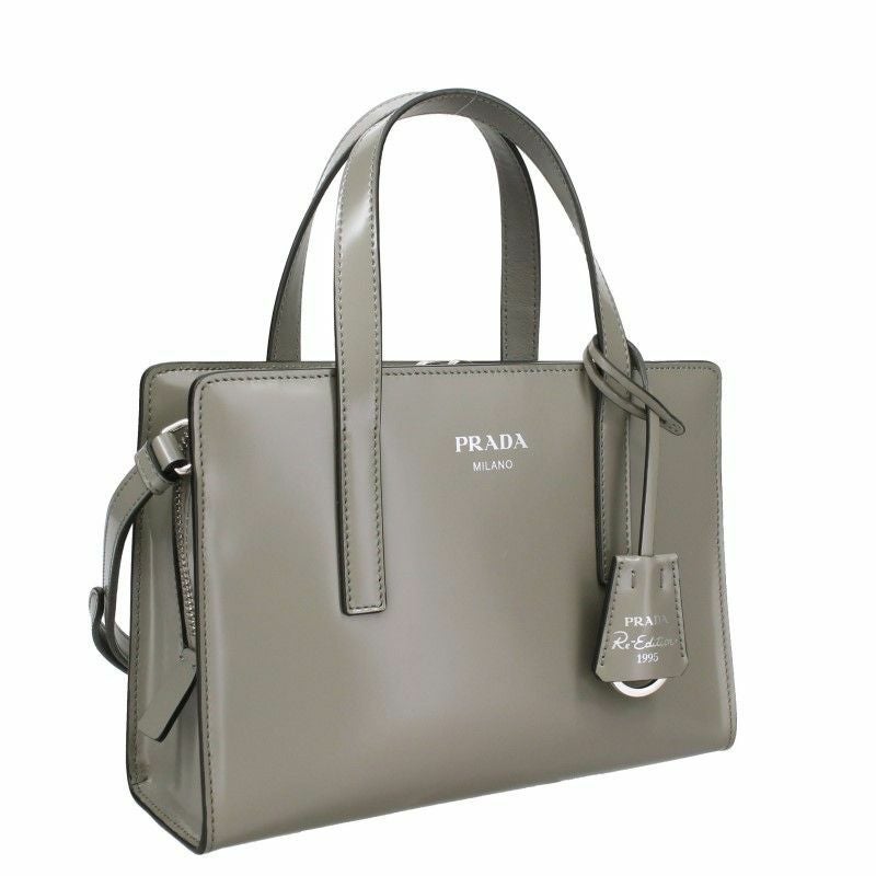 プラダ PRADA ハンドバッグ レディース SPAZZOLATO グレー 1BA357 V