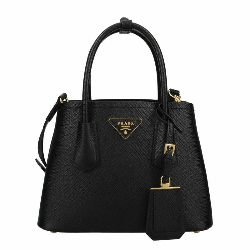 プラダ PRADA ハンドバッグ レディース SPAZZOLATO ブラック 1BA357 V