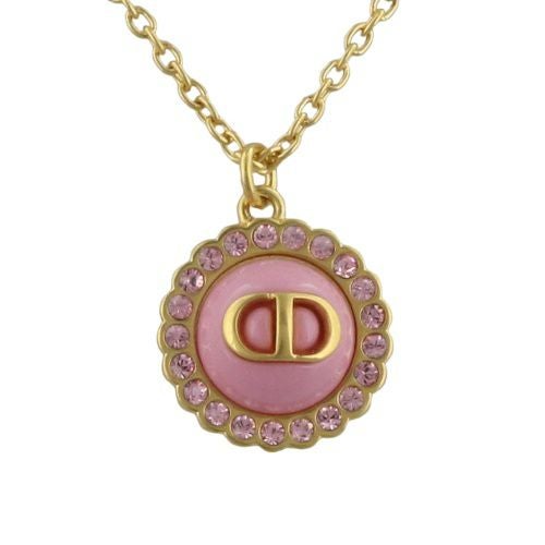 クリスチャンディオール ネックレス レディース PETIT CD ピンク