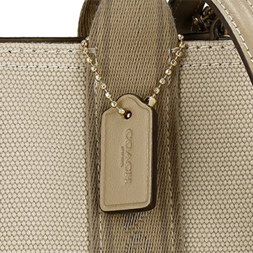 コーチ アウトレット ハンドバッグ レディース ミニ トート ベージュ