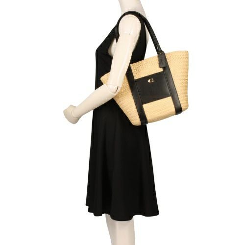 コーチ トートバッグ レディース スモール ストロー ポケット トート