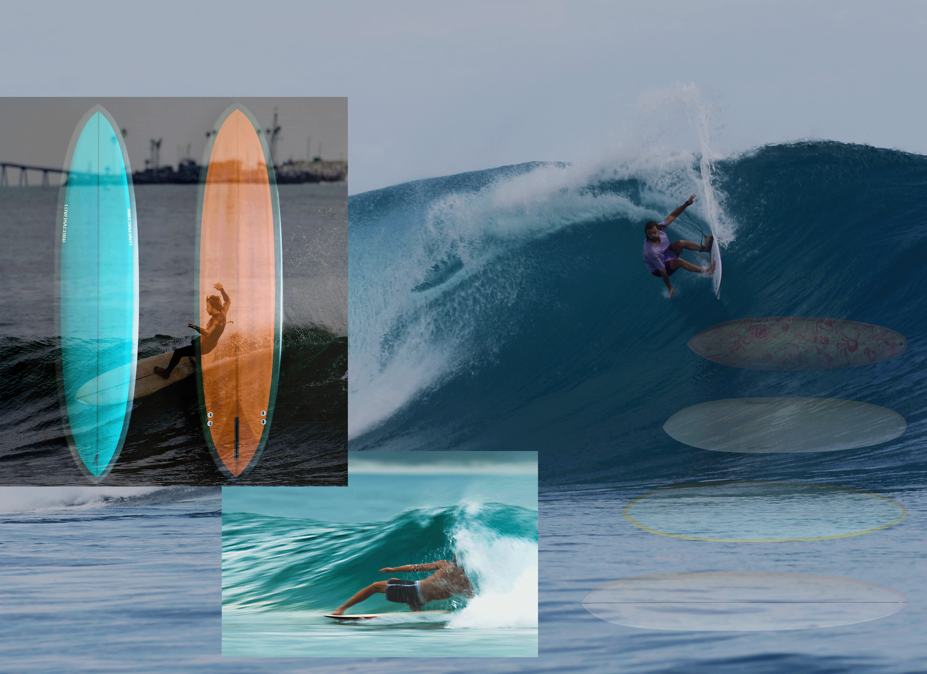 7'4 ThickLizzy – LOVEMACHINE SURFBOARDS