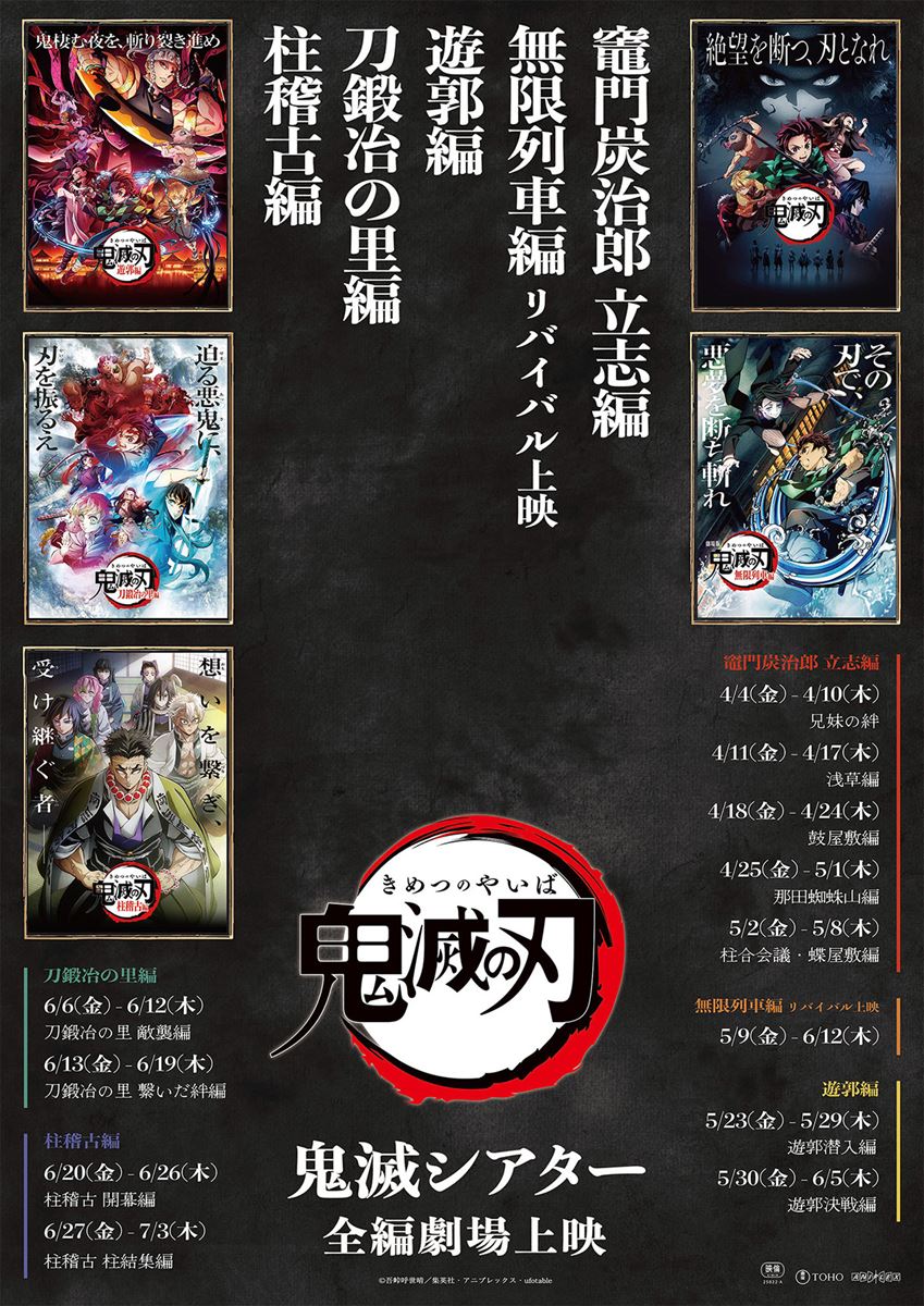 鬼滅シアター -「鬼滅の刃」特別編集版 劇場上映-／柱稽古 柱結集編