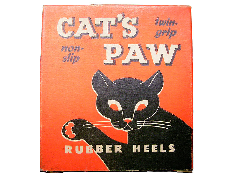 Deadstock 1950'S CAT'S PAW RUBBER HEELS 12-13 キャッツ・パウ