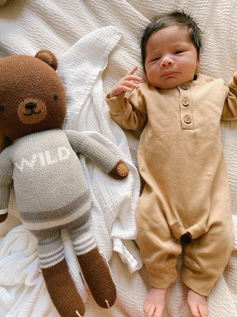 Organic Coverall Romper | Wheat (12/18m only) – LUCY LUE ORGANICS