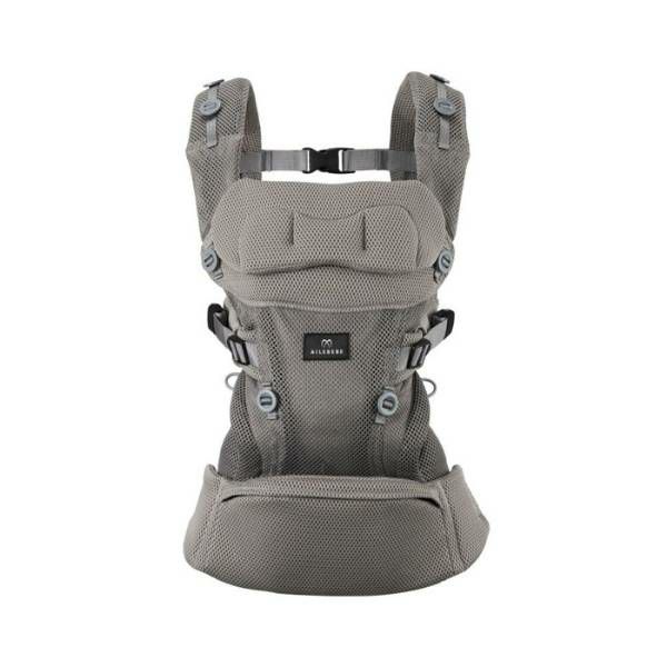 エールベベの抱っこ紐【ベビーキャリアスリー】ニュアンスグレー