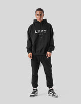 LÝFT Oversize Sweat Hoodie - Black