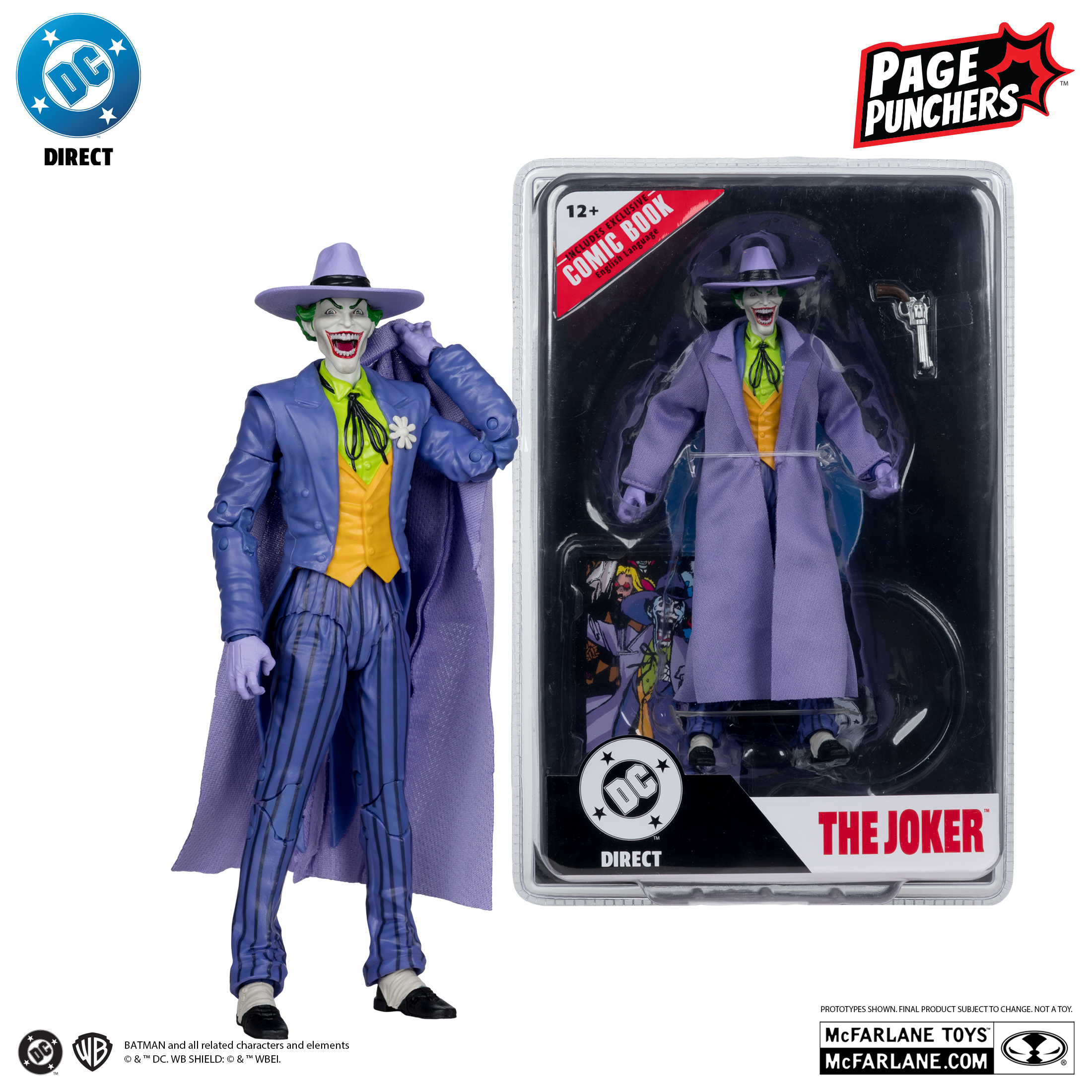 The Joker (Crisis on Infinite Earths) with Comic (Page Punchers)