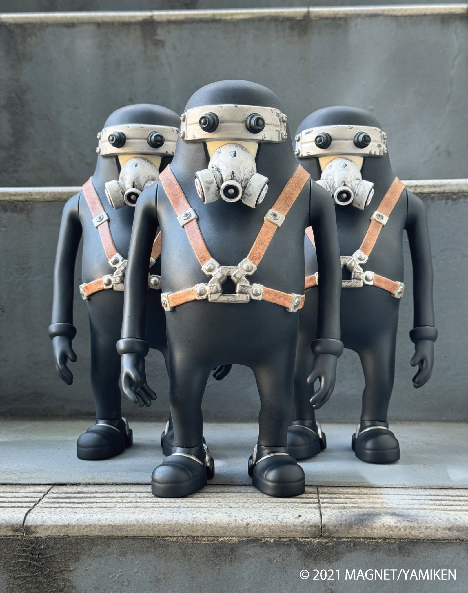 堀貴秀 films JUNK HEAD/ 3バカ 1/1 ソフビフィギュア 3体セット