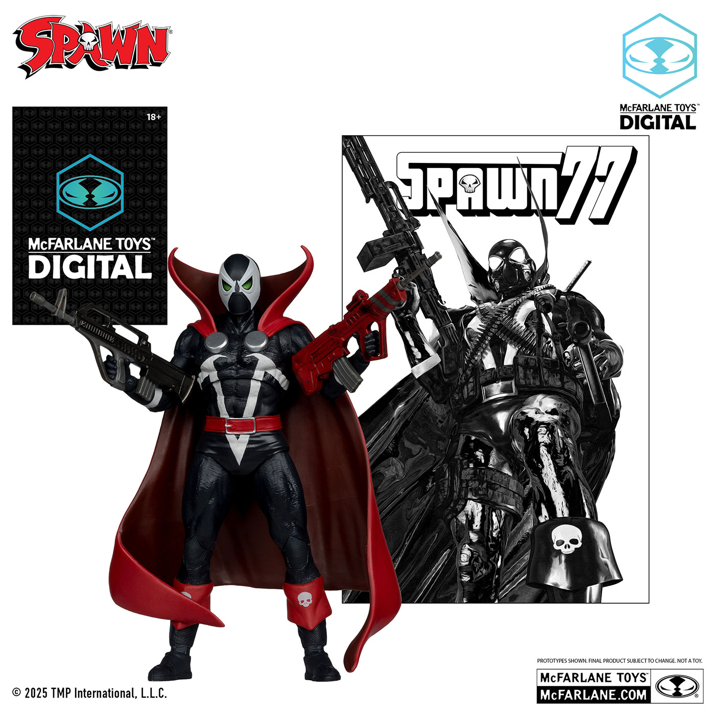 SPAWN/ スポーン77 7インチ アクションフィギュア レッドプラチナム